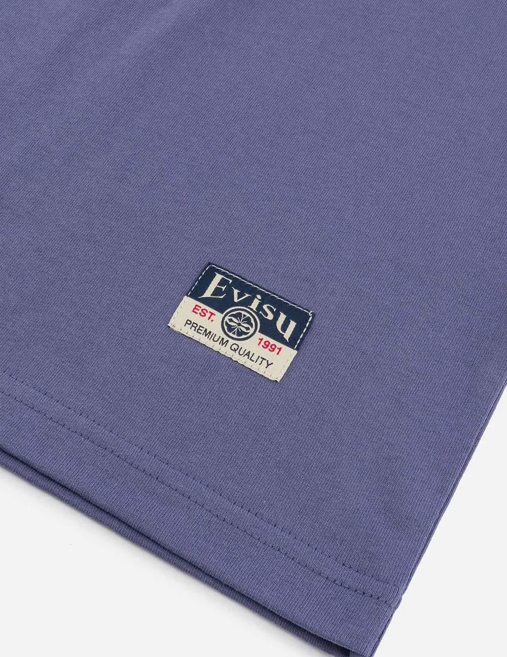 Áo Evisu Hakutaku Print T-shirt 'Purple' 2ESHTM5TS1096RXCT - Ảnh 5