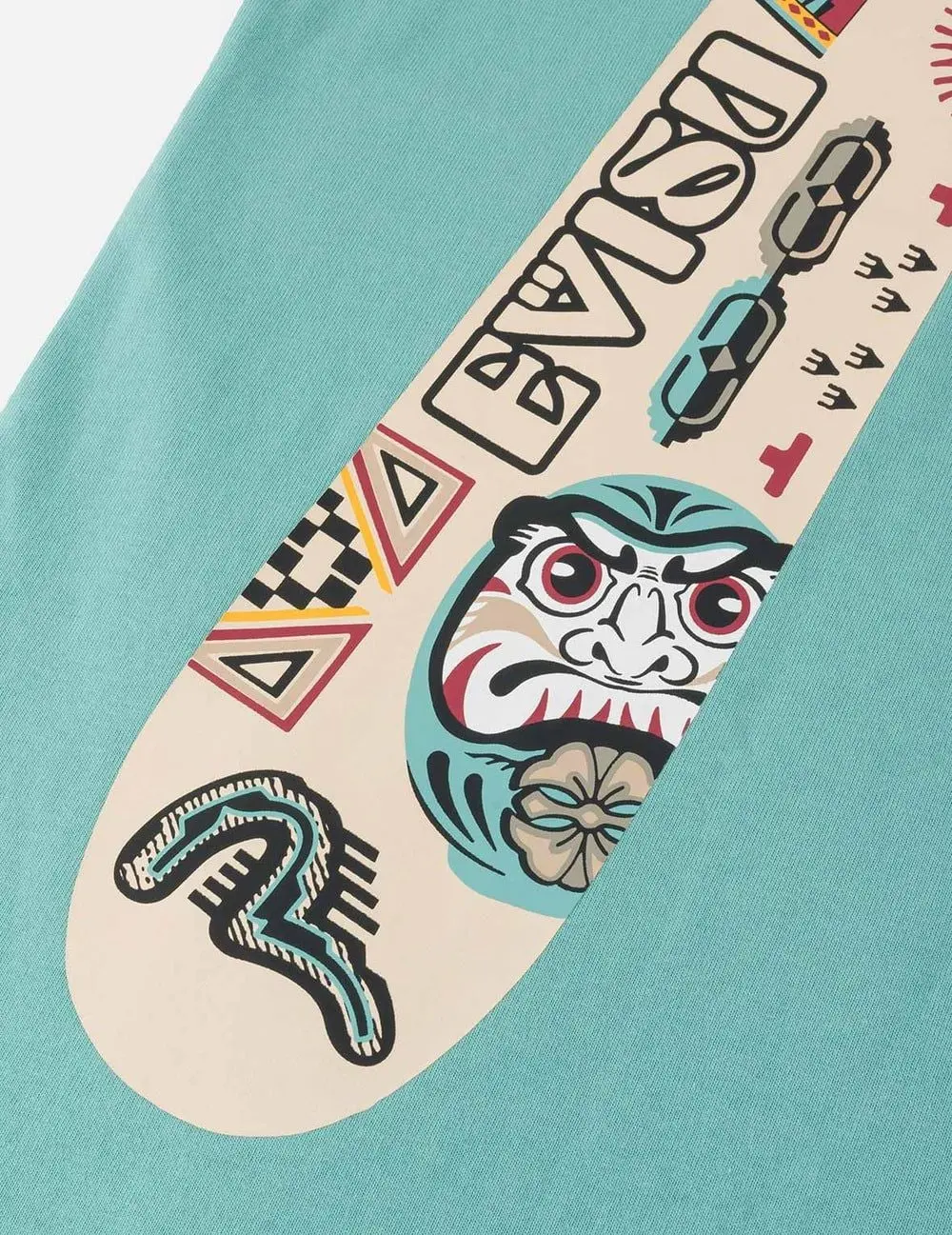 Áo Evisu Slogan Totem Daicock Print T-shirt 'Green' 2ESHTM5TS1107RXCT - Ảnh 6