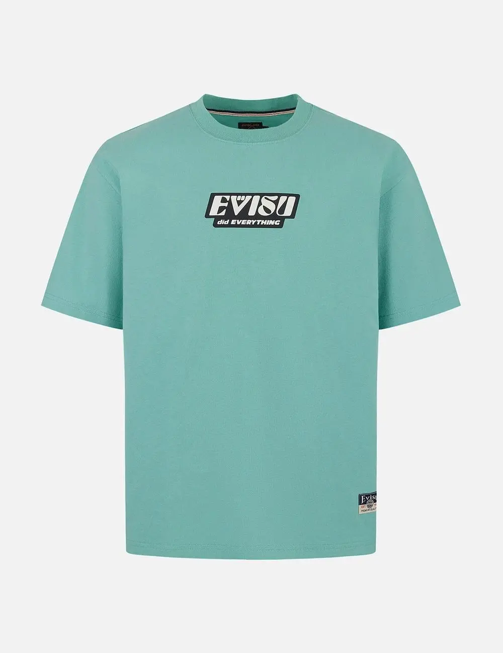 Alternative view of Áo Evisu Slogan Totem Daicock Print T-shirt 'Green' 2ESHTM5TS1107RXCT