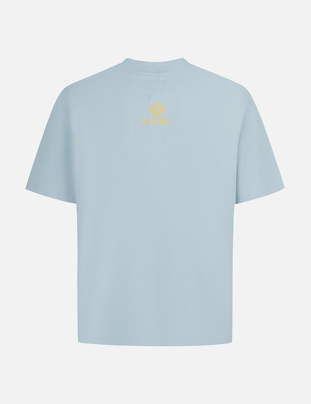 Alternative view of Áo Evisu Brocade Seagull Appliqué T-shirt 'Blue' 2ESHTM5TS1101XXCT