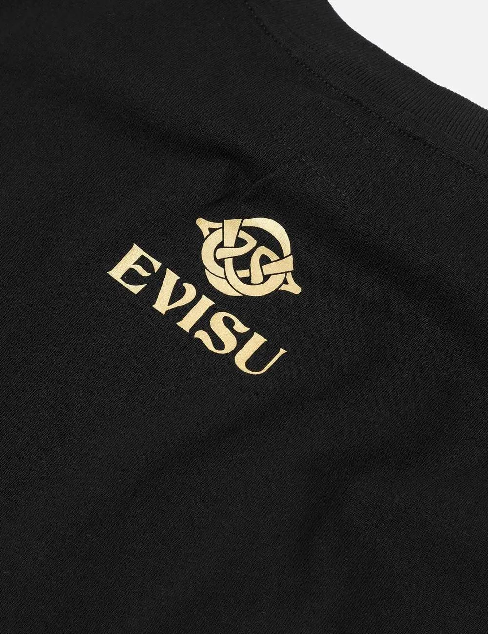 Áo Evisu Brocade Seagull Appliqué T-shirt 'Black' 2ESHTM5TS1101XXCT - Ảnh 8