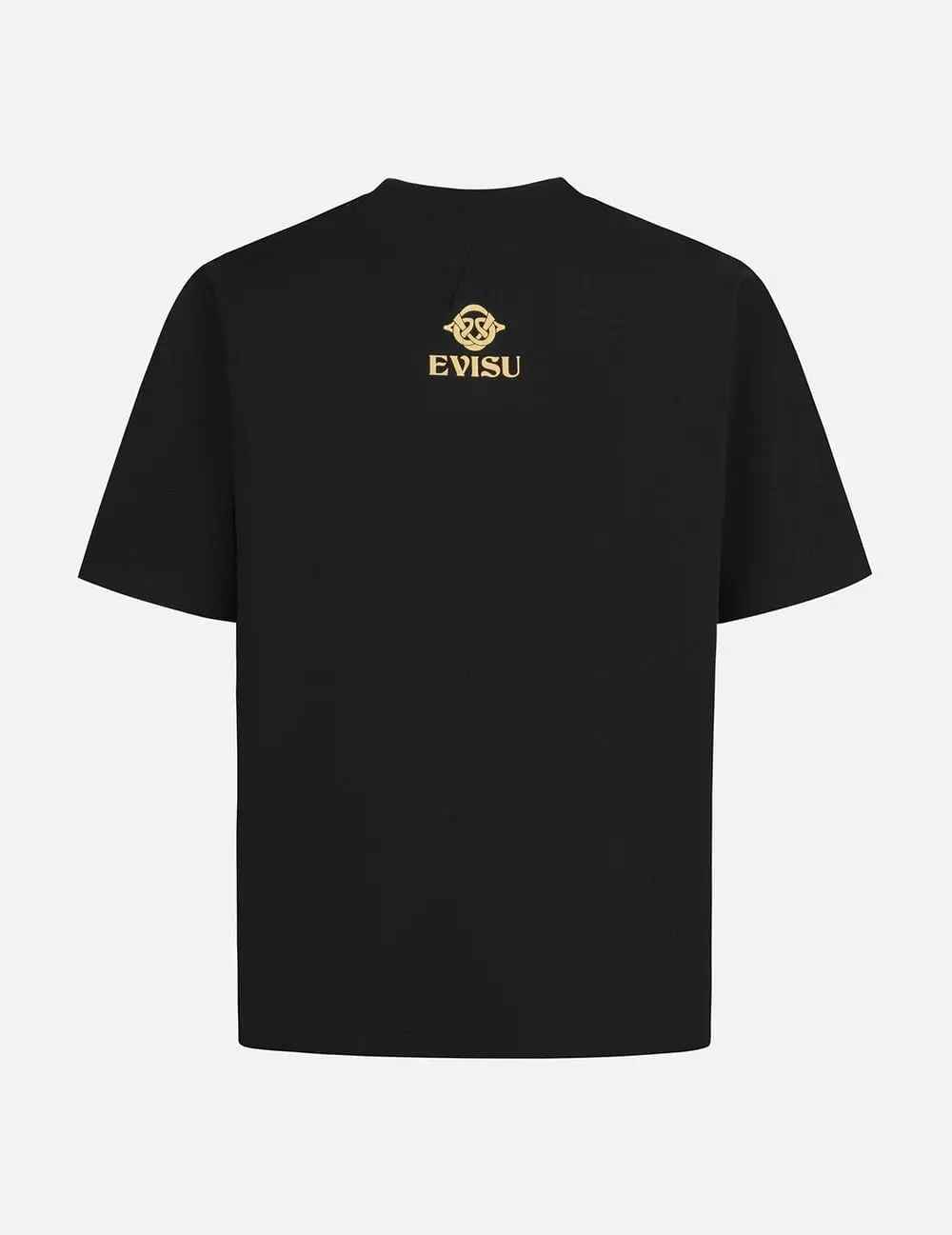 Alternative view of Áo Evisu Brocade Seagull Appliqué T-shirt 'Black' 2ESHTM5TS1101XXCT