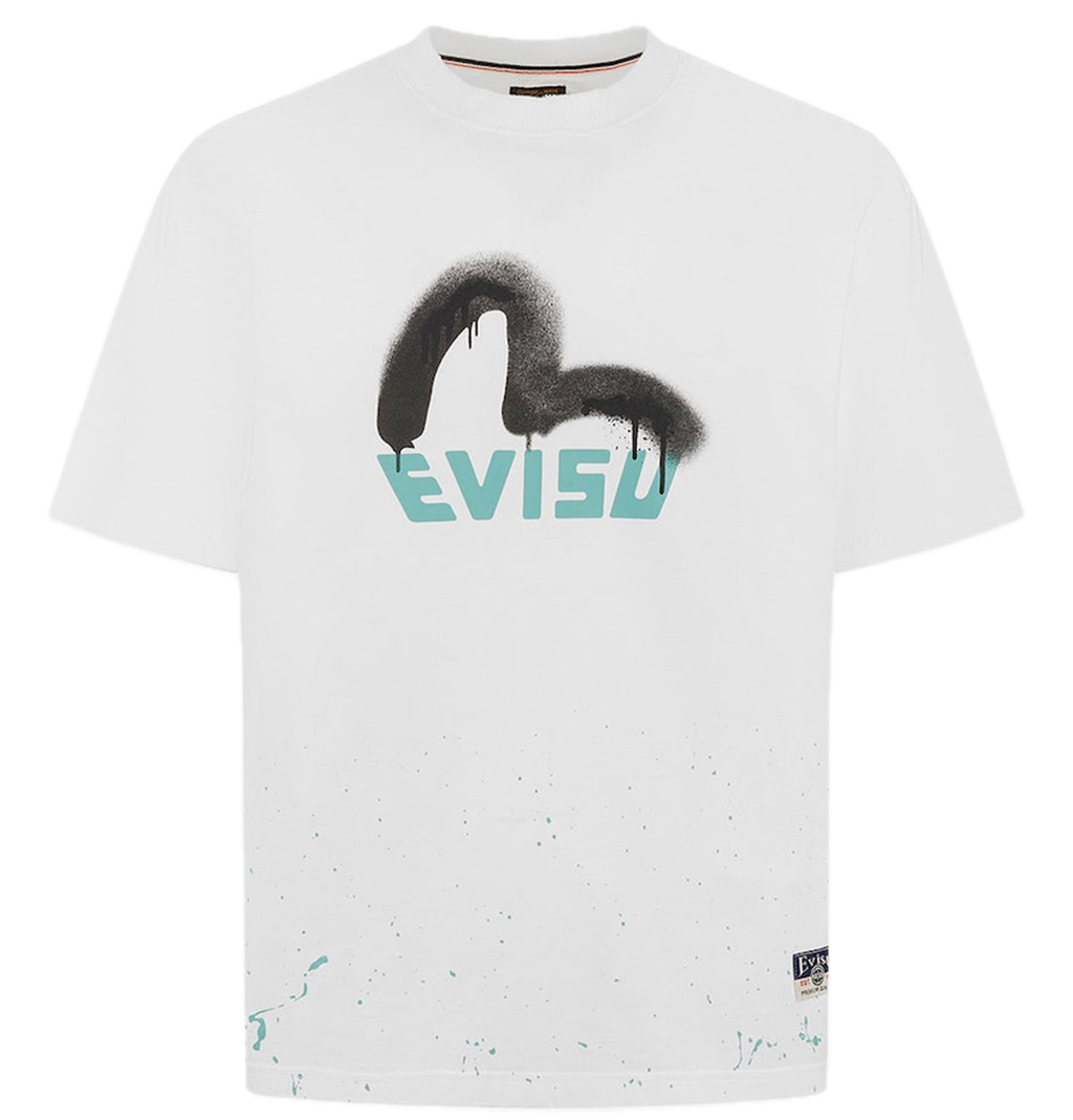 Áo Evisu Logo Seagull Print T-shirt 'White' 2ESHTM5TS1136RXCT