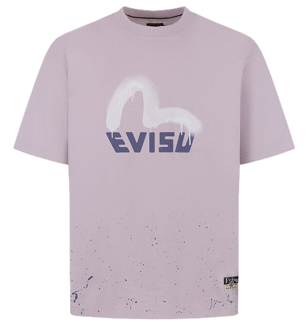 Áo Evisu Logo Seagull Print T-shirt 'Purple' 2ESHTM5TS1136RXCT
