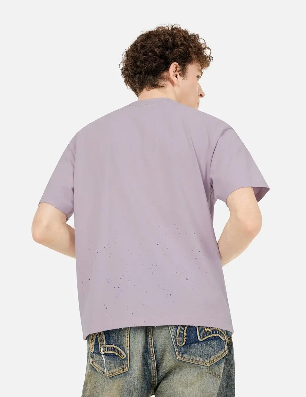 Áo Evisu Logo Seagull Print T-shirt 'Purple' 2ESHTM5TS1136RXCT - Ảnh 6
