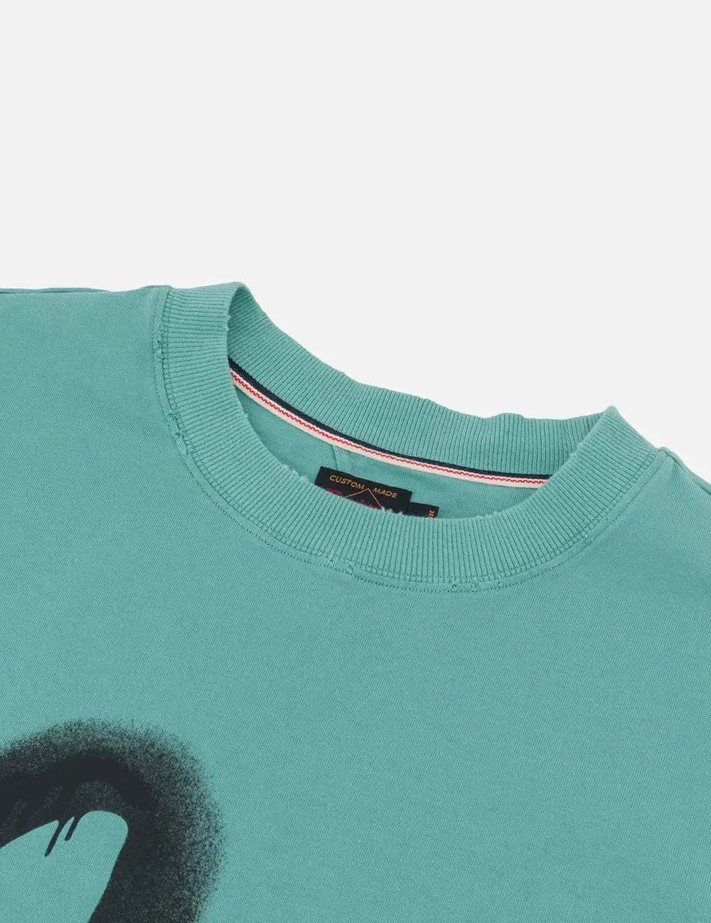 Áo Evisu Logo Seagull Print T-shirt 'Green' 2ESHTM5TS1136RXCT - Ảnh 6