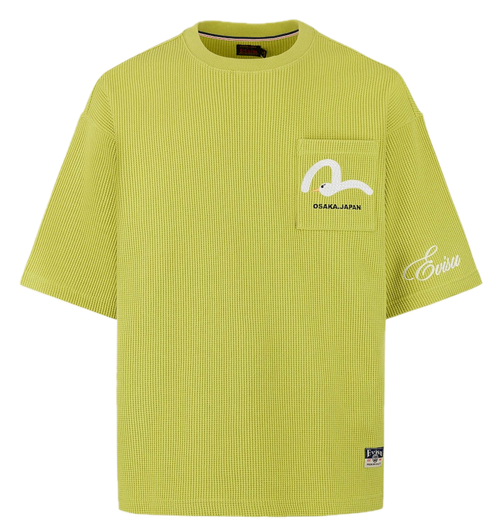 Áo Evisu Seagull Logo Embroidery T-shirt 'Green' 2ESHTM5WS1170OSSN