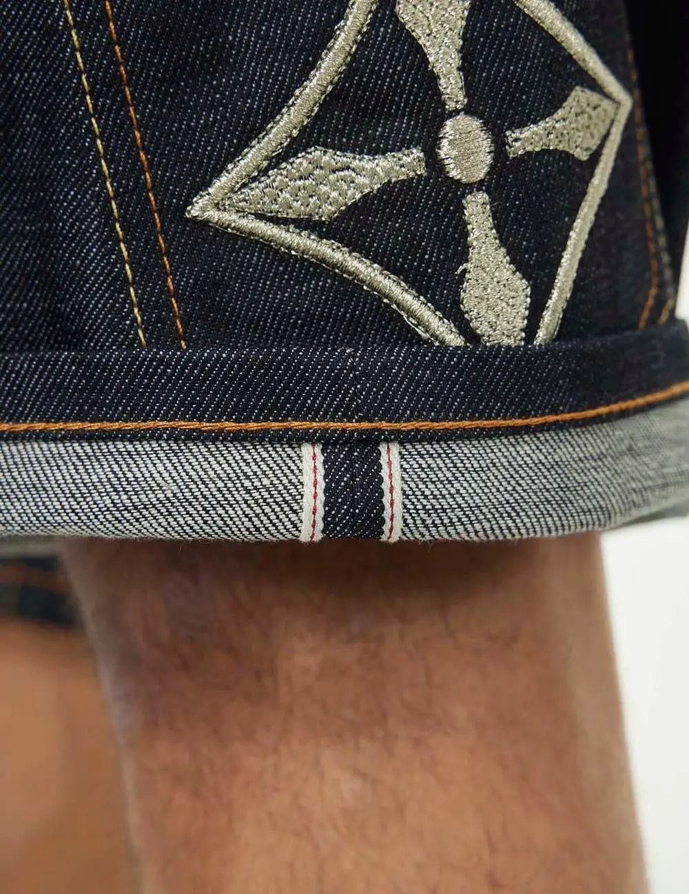 Quần Evisu Multi-Pocket Brocade Short 'Indigo' 2ESHTM5DS1145XXDN - Ảnh 5