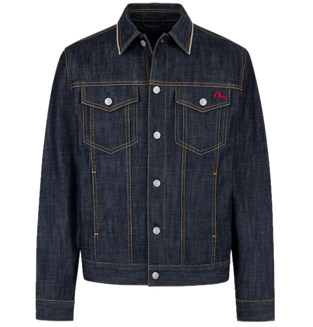 Áo Evisu Classic Regular Fit Jacket 'Indigo' 2ESHTM5DJ1042XXDN