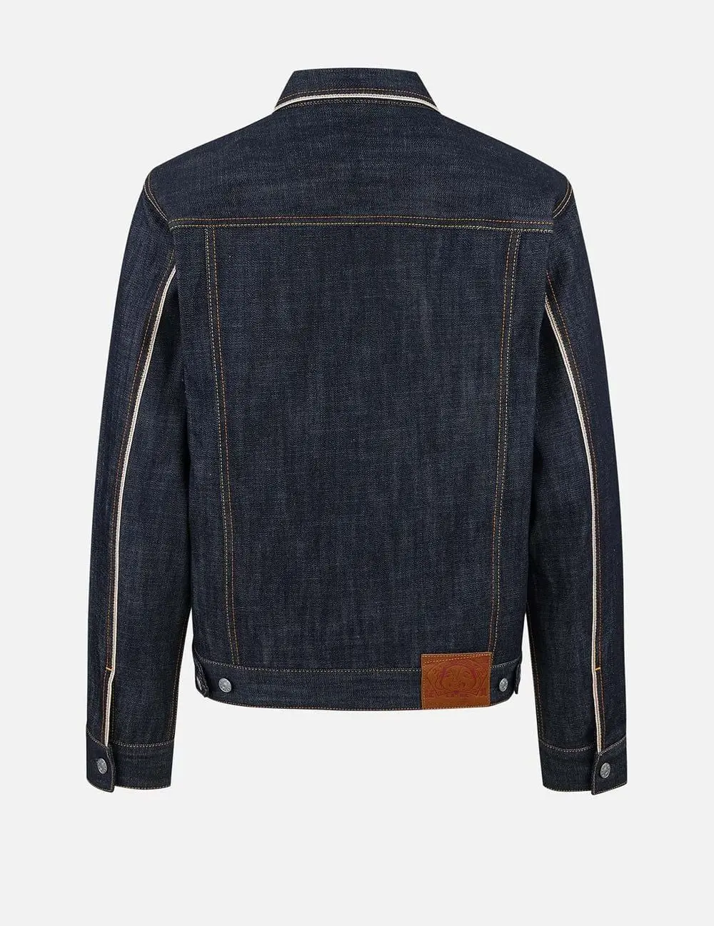 Áo Evisu Classic Regular Fit Jacket 'Indigo' 2ESHTM5DJ1042XXDN - Ảnh 2