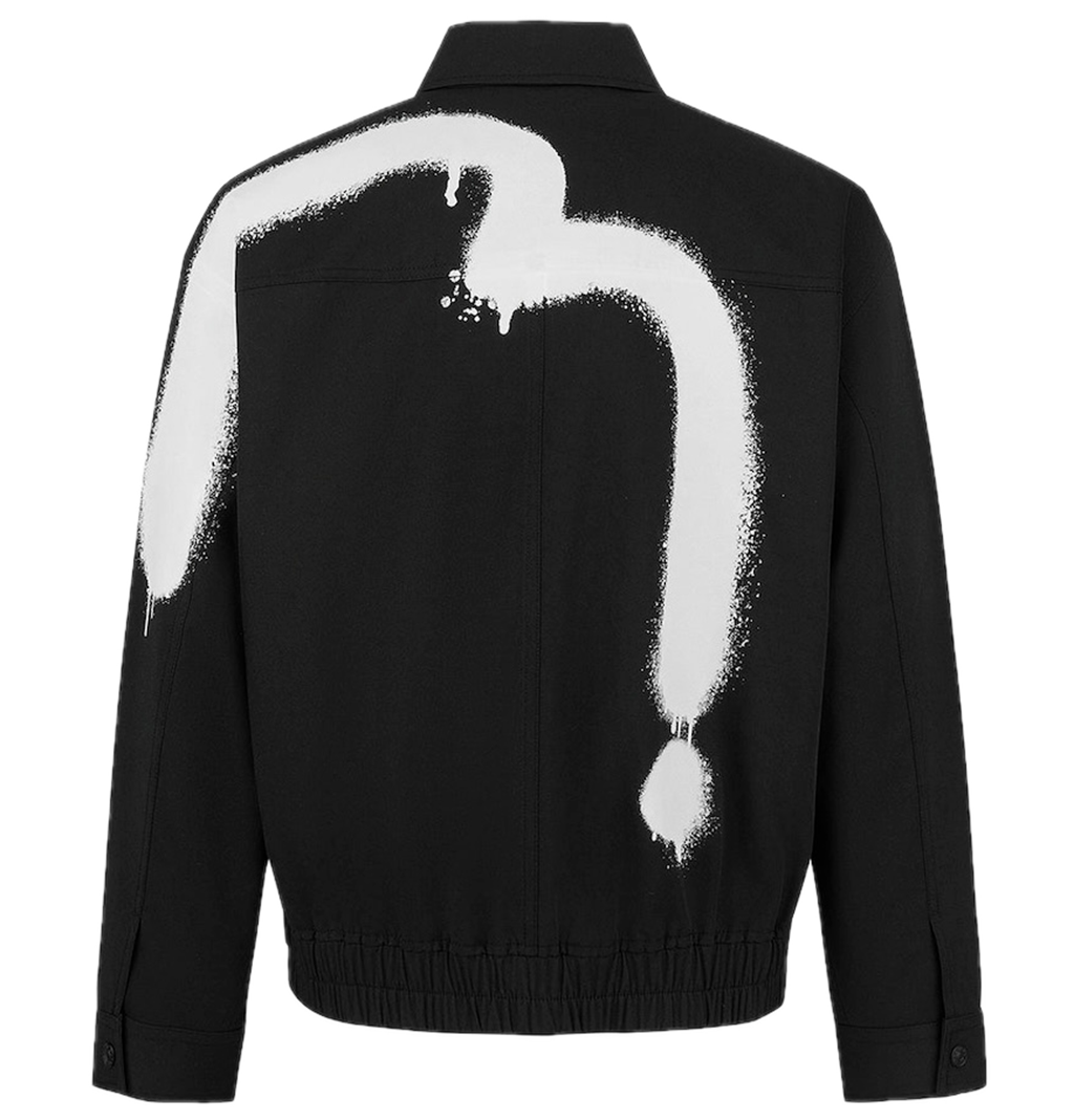 Áo Evisu Graffiti Daicock Print Jacket 'Black' 2ESHTM5JK1059BZSN