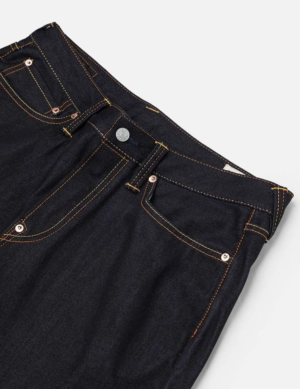 Quần Evisu Ecru Seagull Print 'Indigo' 2ESHTM5JE125017CT - Ảnh 6