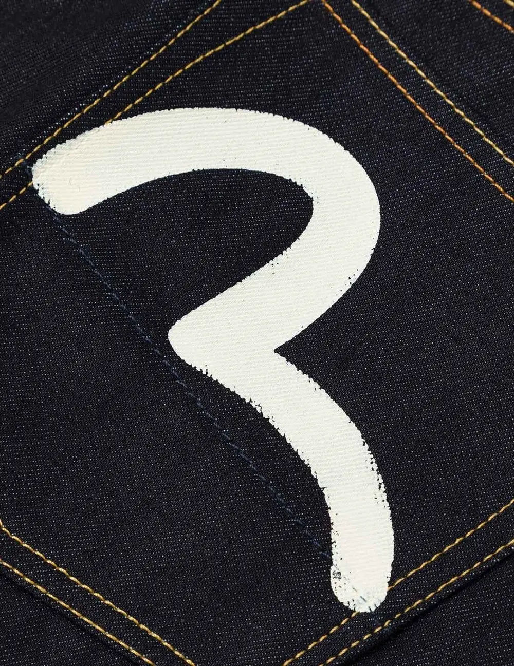Quần Evisu Ecru Seagull Print 'Indigo' 2ESHTM5JE125017CT - Ảnh 5