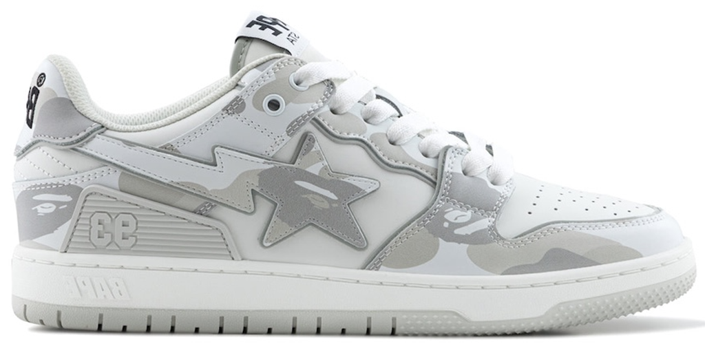 Giày Bape SK8 STA #2 M2 'Grey' 0ZXSHMX30391P