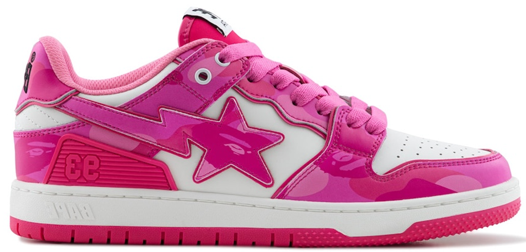 Giày Bape SK8 STA #2 M2 'Pink' 0ZXSHMX30391P
