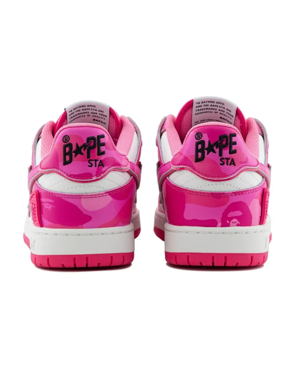 Giày Bape SK8 STA #2 M2 'Pink' 0ZXSHMX30391P - Ảnh 3
