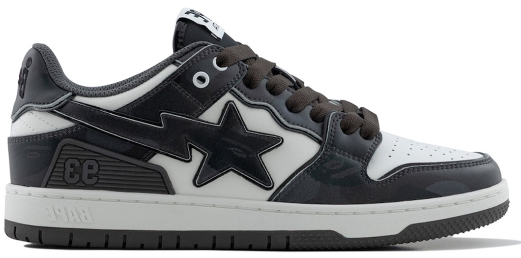 Giày Bape SK8 STA #2 M2 'Black' 0ZXSHMX30391P