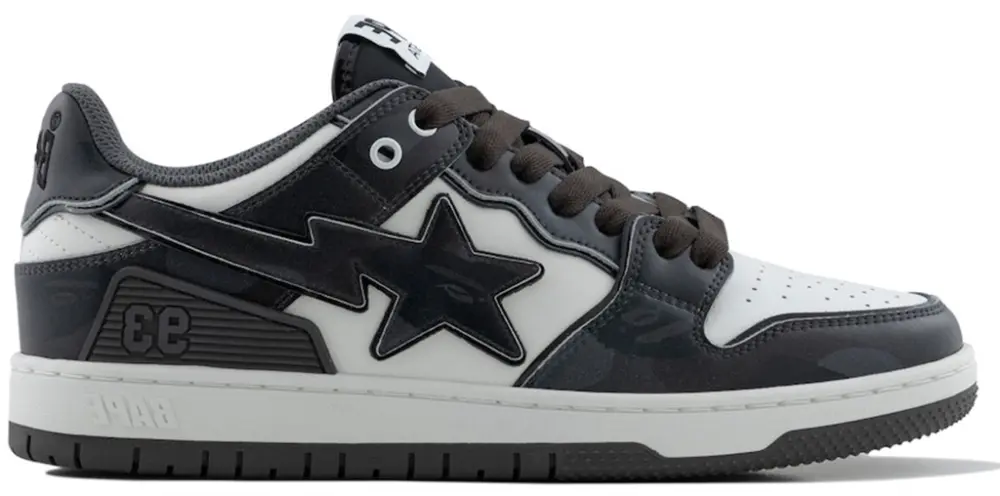 Giày Bape SK8 STA #2 M2 'Black' 0ZXSHMX30391P