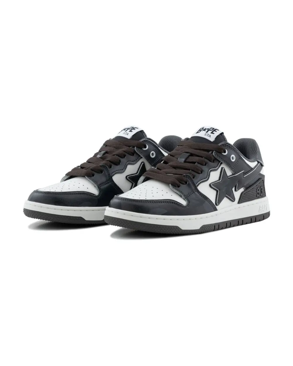Giày Bape SK8 STA #2 M2 'Black' 0ZXSHMX30391P - Ảnh 2