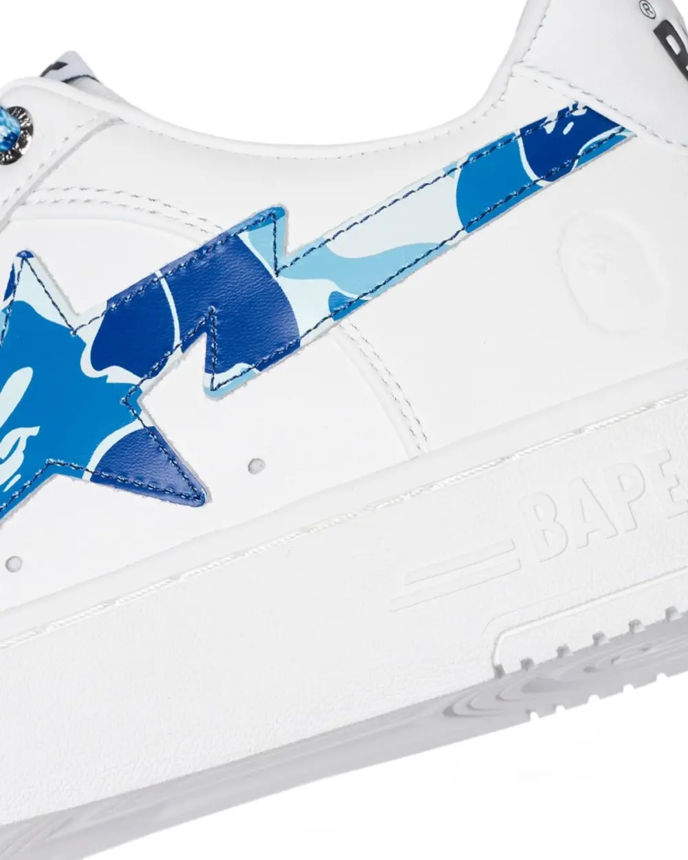 Giày Bape Abc Camo Sta M1 'White' 0ZXSHM330911Q - Ảnh 5