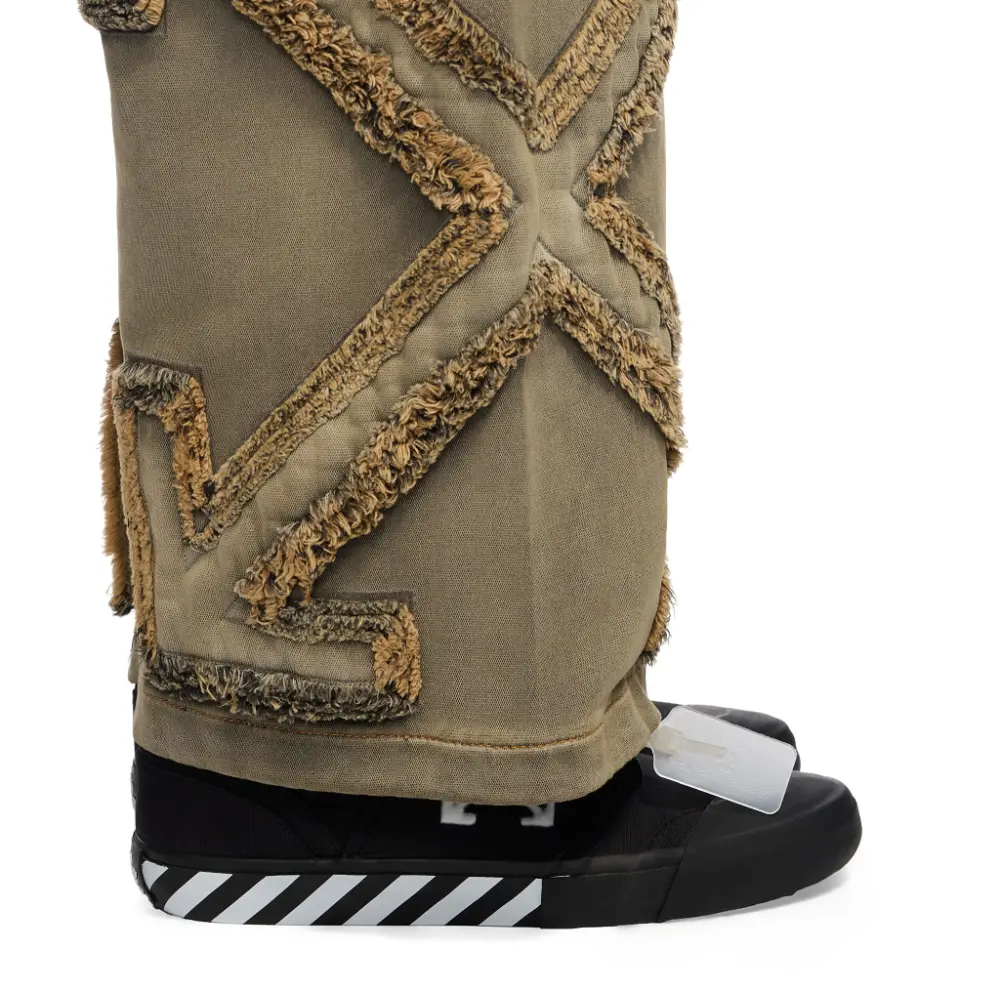 Alternative view of Giày Off-White Vulc Undercut Low Canvas ‘Black White’ OMIA2A2F25FAB0011001