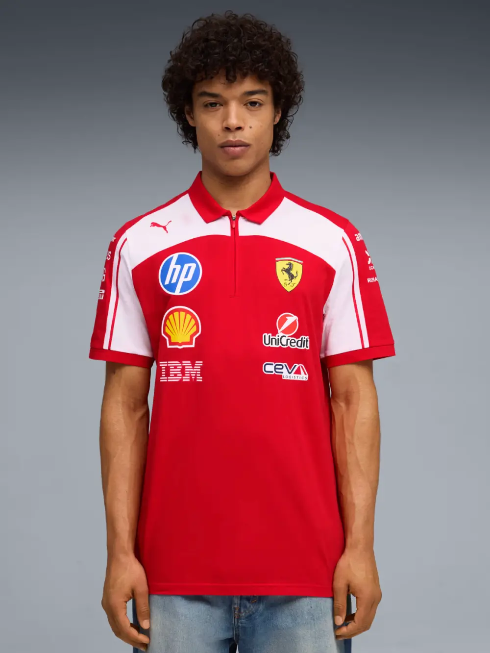 Áo Puma Scuderia Ferrari HP Replica Short Sleeve Shirt 'Red' 713829-01 - Ảnh 5