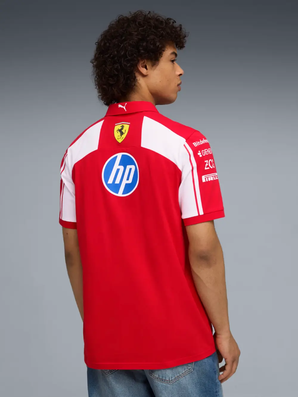 Áo Puma Scuderia Ferrari HP Replica Short Sleeve Shirt 'Red' 713829-01 - Ảnh 4