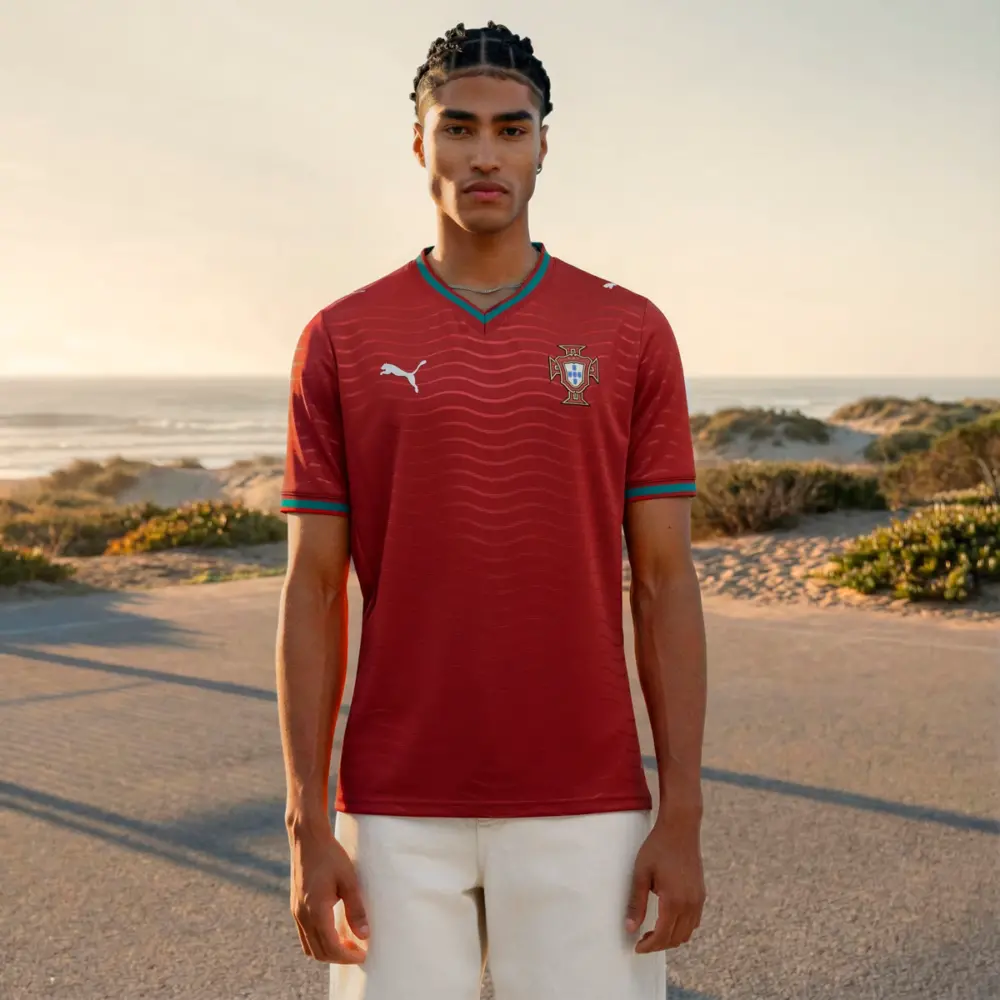 Alternative view of Áo Puma Portugal 2026 Home Replica Jersey ‘Red’ 783278-01