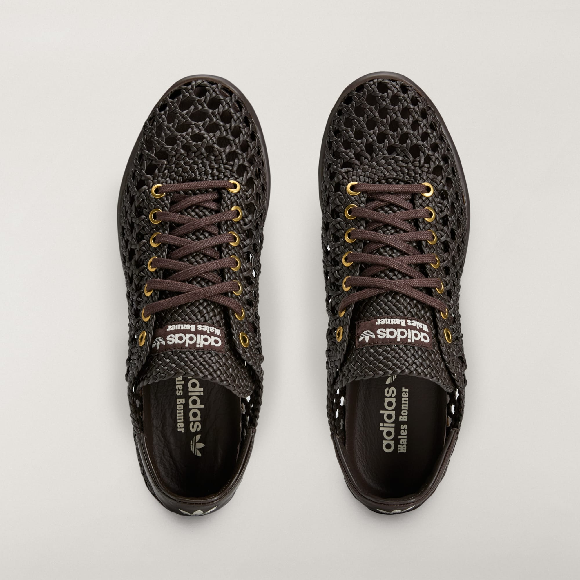 Alternative view of Giày Adidas WB KARINTHA BASKETRY 'Dark Brown' HP3710