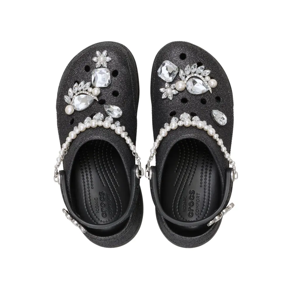 Giày Crocs Clog Bae Wedding Glitter 'Black' 211978-001 - Ảnh 6