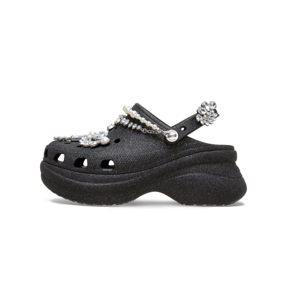 Alternative view of Giày Crocs Clog Bae Wedding Glitter 'Black' 211978-001
