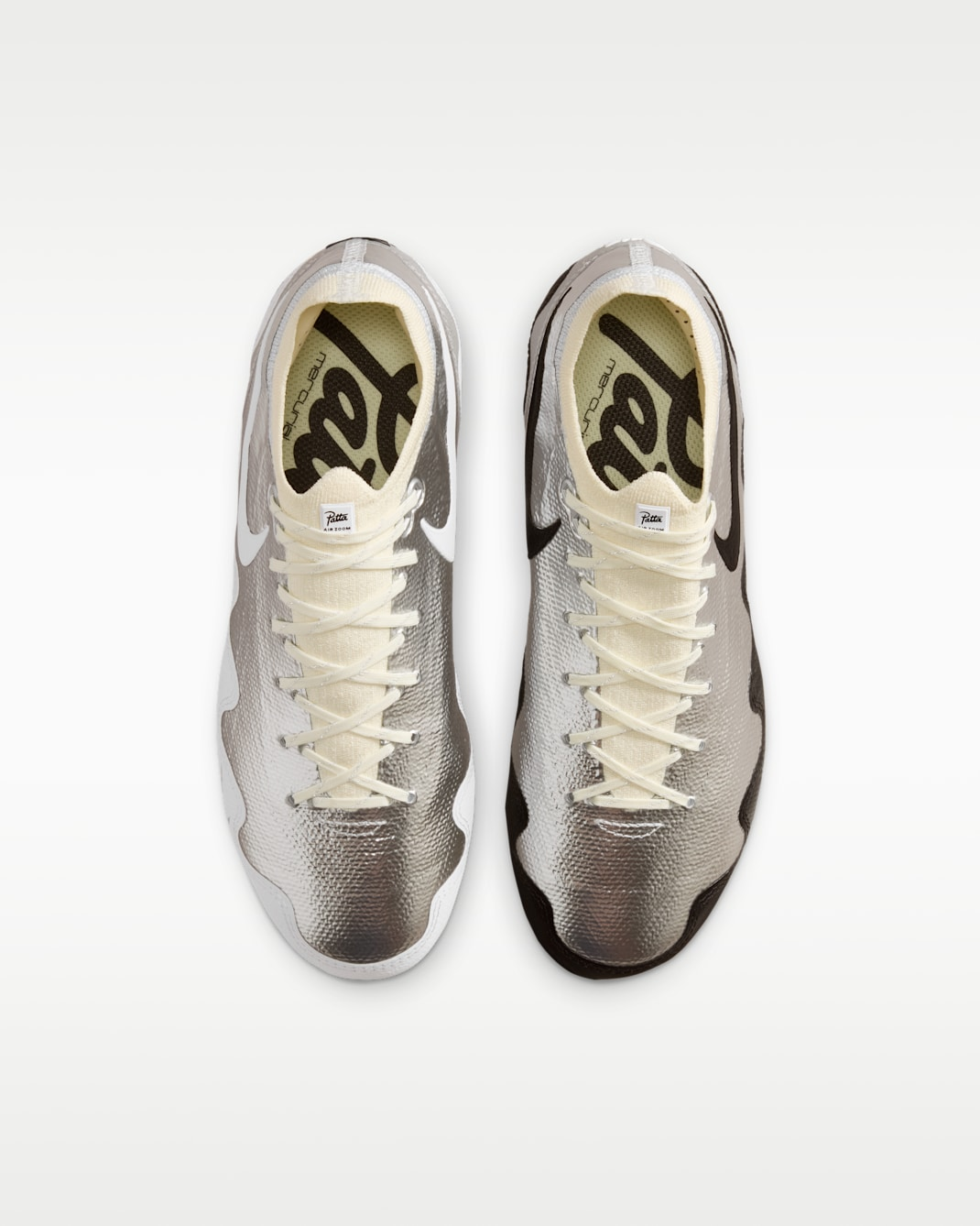 Giày Nike Jr. Mercurial Vapour 16 Elite x Patta 'Chrome' HQ1993-001 - Ảnh 4