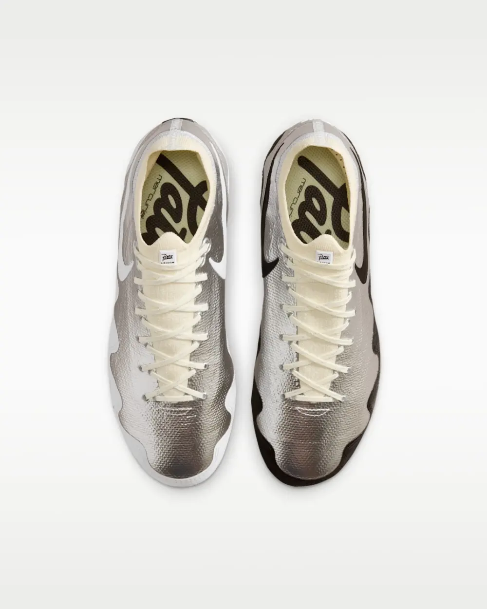 Giày Nike Jr. Mercurial Vapour 16 Elite x Patta 'Chrome' HQ1993-001 - Ảnh 4