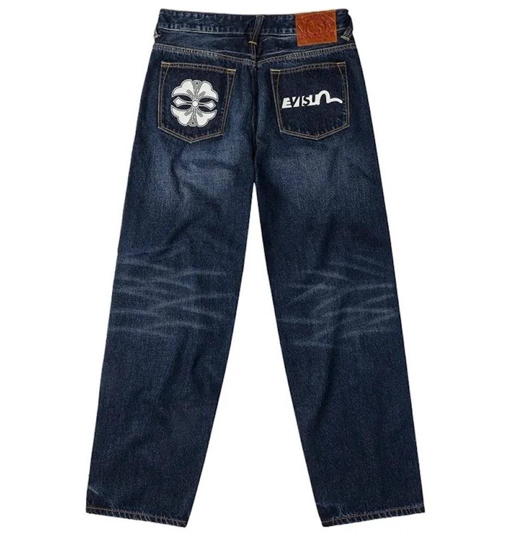 Quần Evisu Denim Jeans 'Indigo' 2EAHTM5JE105638DN