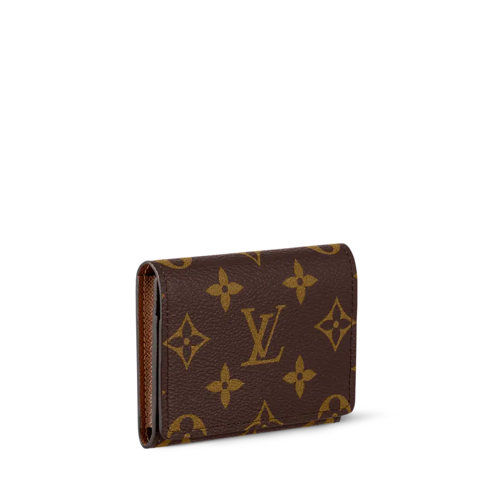 Ví Louis Vuitton Enveloppe Carte De Visite 'Brown' M63801 - Ảnh 5