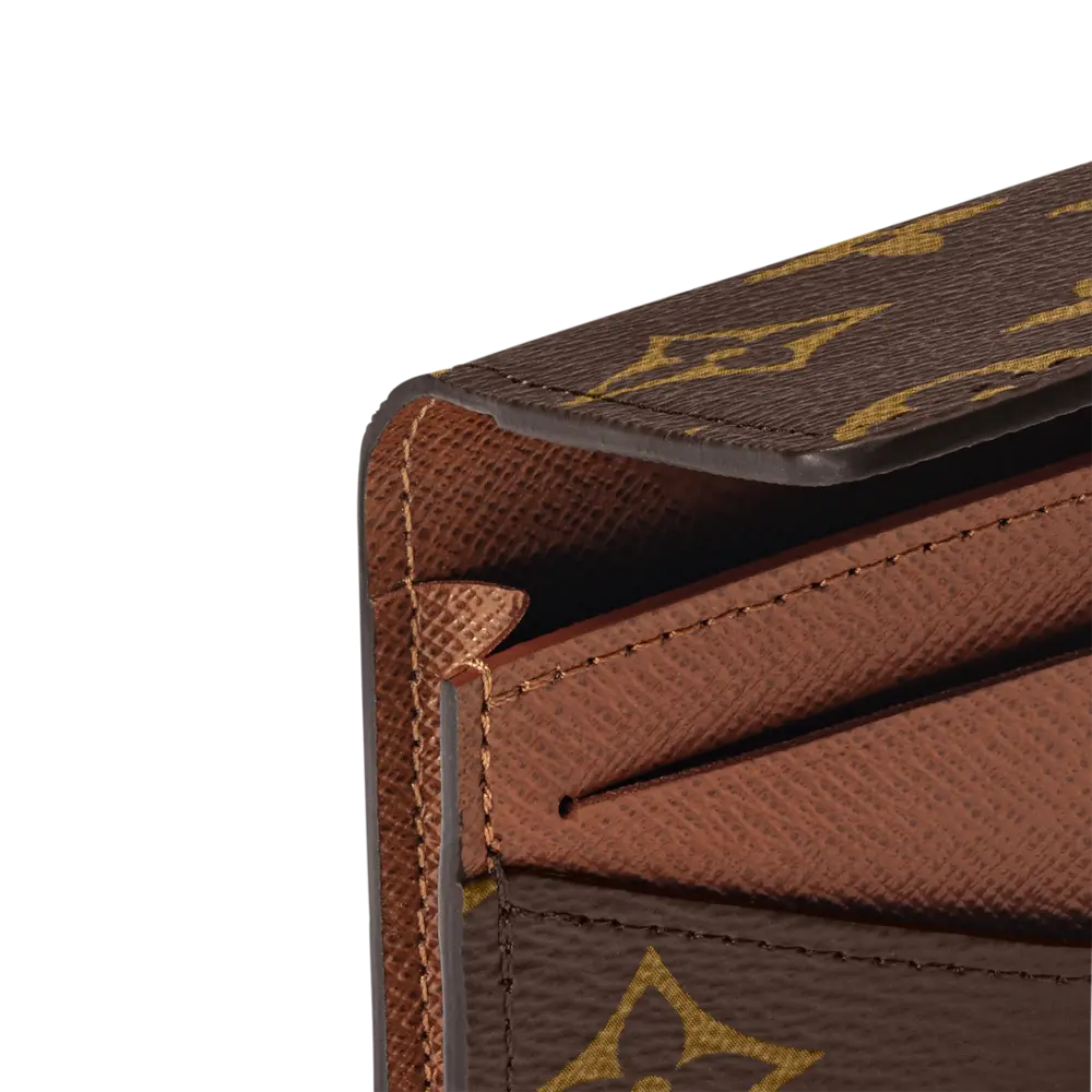 Ví Louis Vuitton Enveloppe Carte De Visite 'Brown' M63801 - Ảnh 3