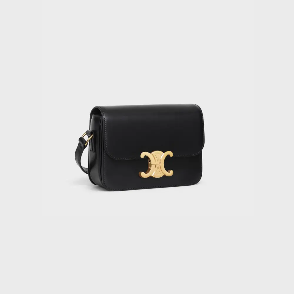 Túi Celine Classique Triomphe ‘Gold Black’ 188423BF4-38NO - Ảnh 2