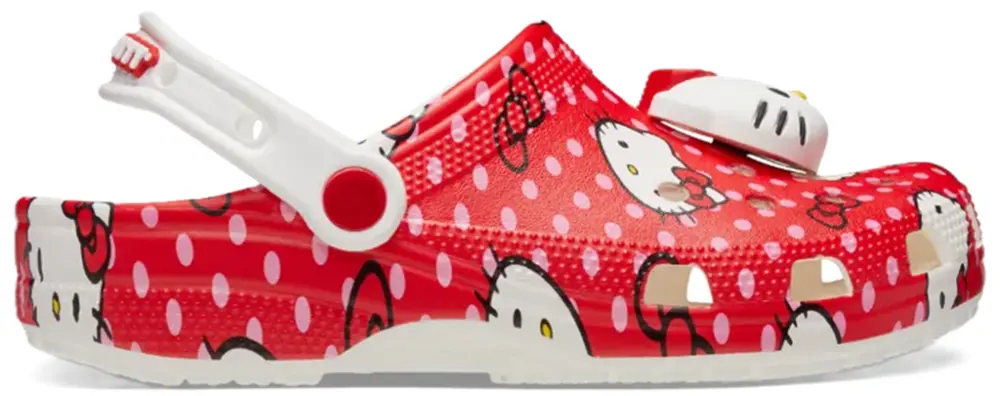 Dép Crocs Classic Clog x Hello Kitty ‘Red Polka Dots’ 210575-90H