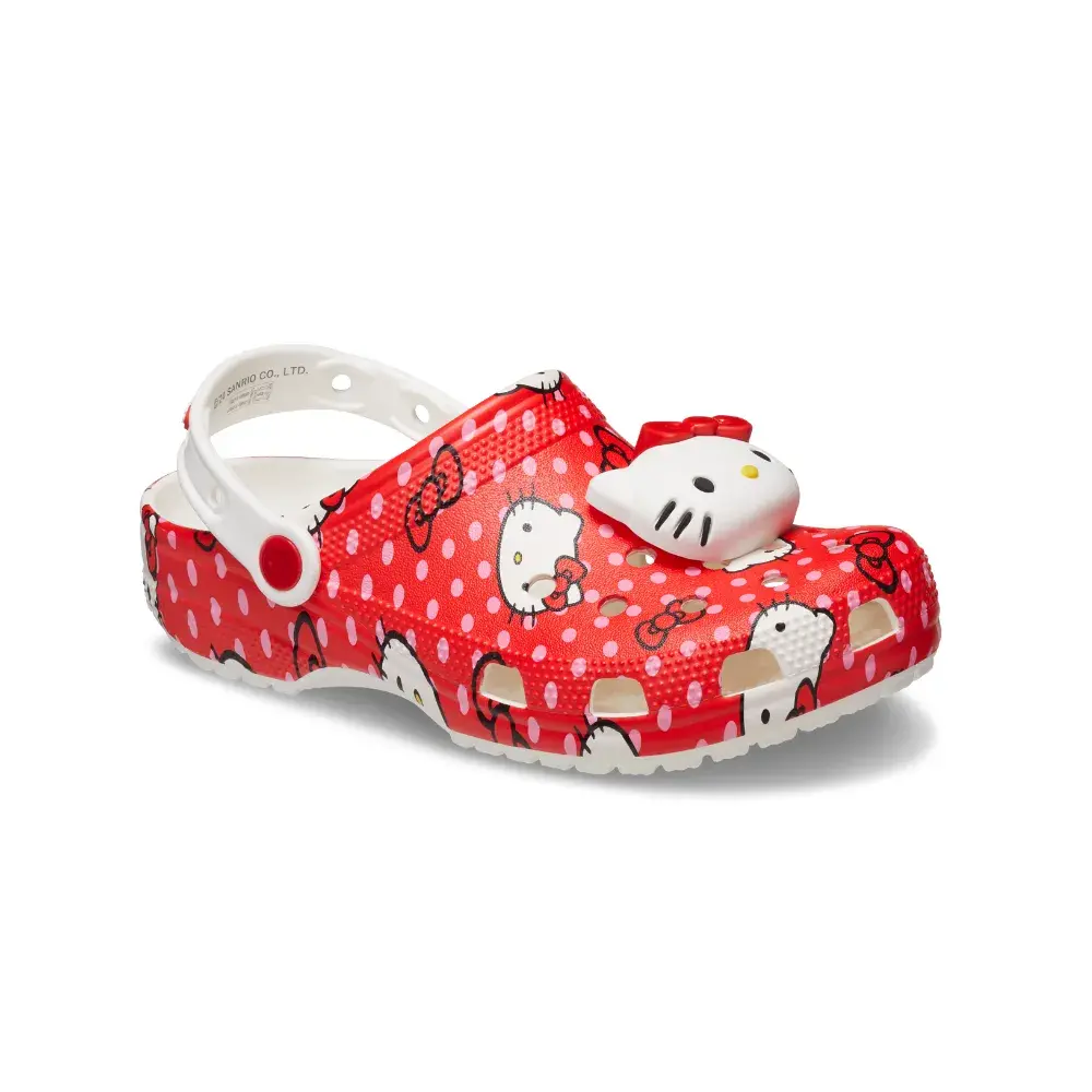Dép Crocs Classic Clog x Hello Kitty ‘Red Polka Dots’ 210575-90H - Ảnh 7