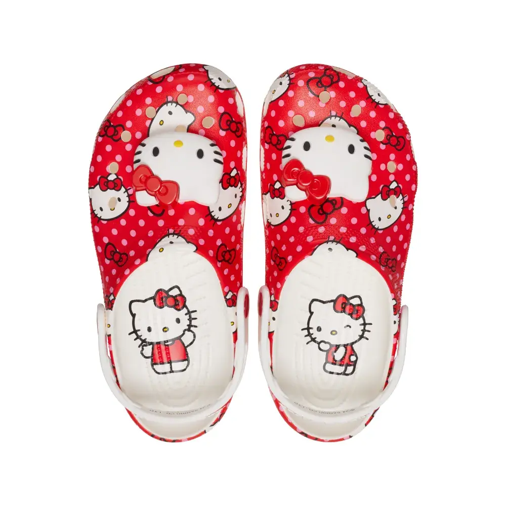 Dép Crocs Classic Clog x Hello Kitty ‘Red Polka Dots’ 210575-90H - Ảnh 3