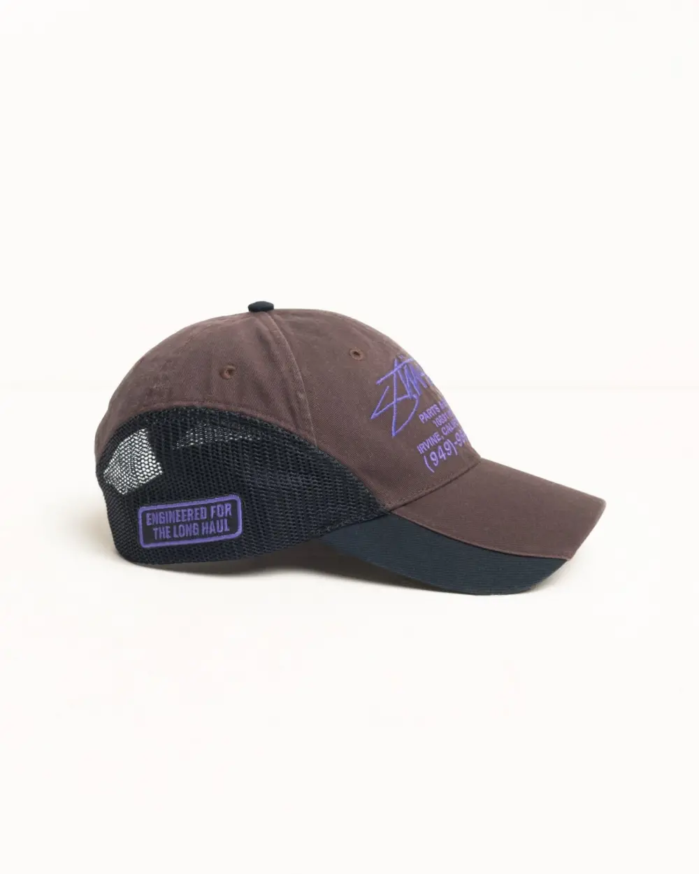 Mũ Stussy Parts & Service Mesh Cap 'Brown' 1311205 - Ảnh 4