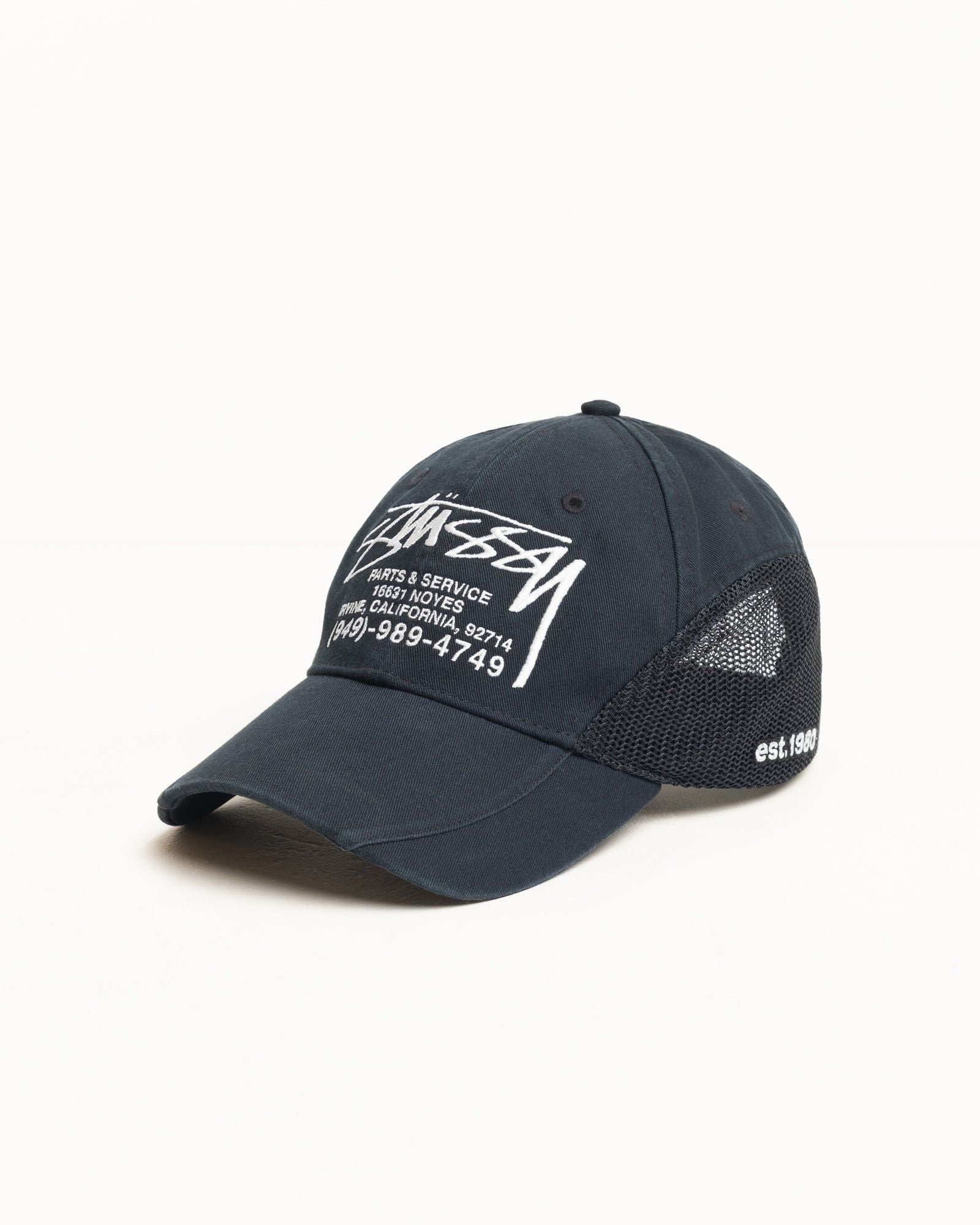 Alternative view of Mũ Stussy Parts & Service Mesh Cap 'Black' 1311205