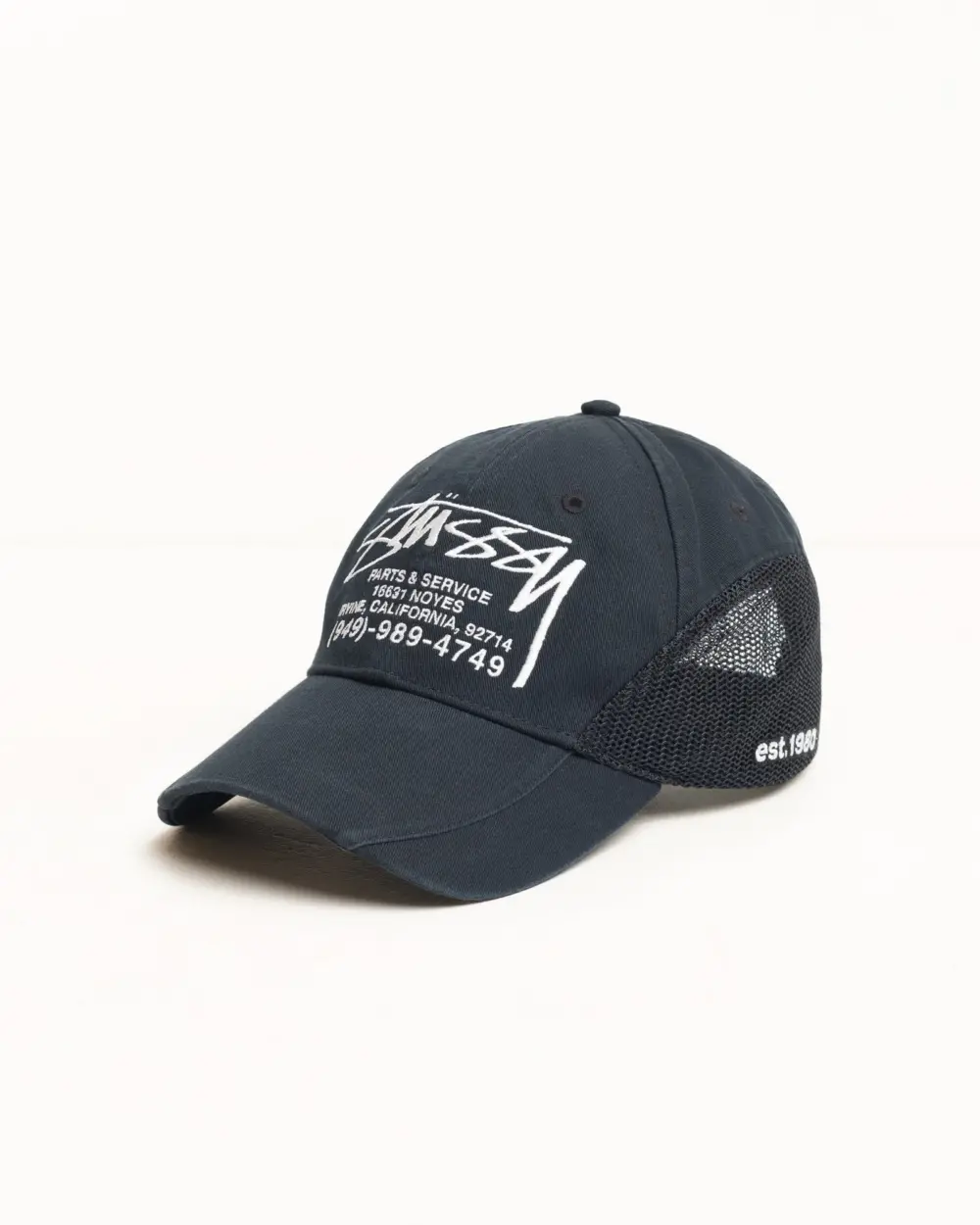 Alternative view of Mũ Stussy Parts & Service Mesh Cap 'Black' 1311205
