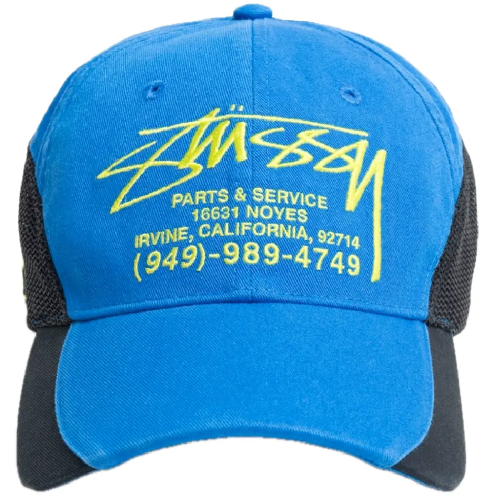 Mũ Stussy Parts & Service Mesh Cap 'Blue' 1311205