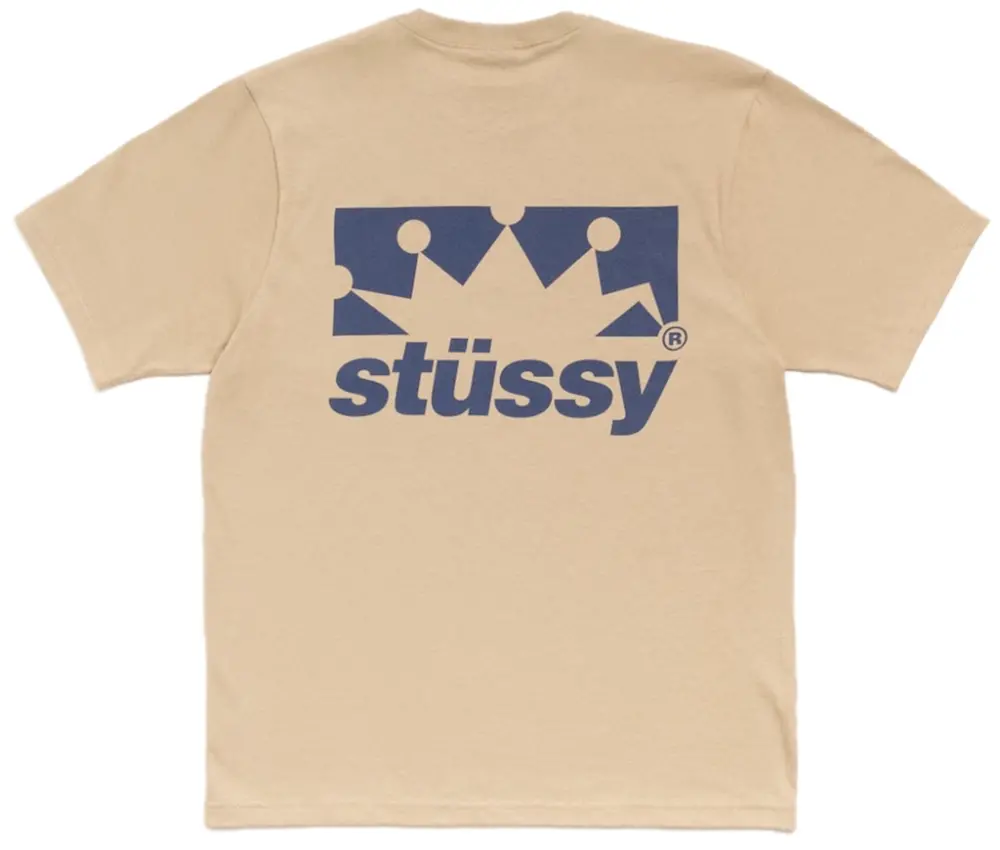 Áo Stussy Box Crown Tee 'Khaki' 1905186