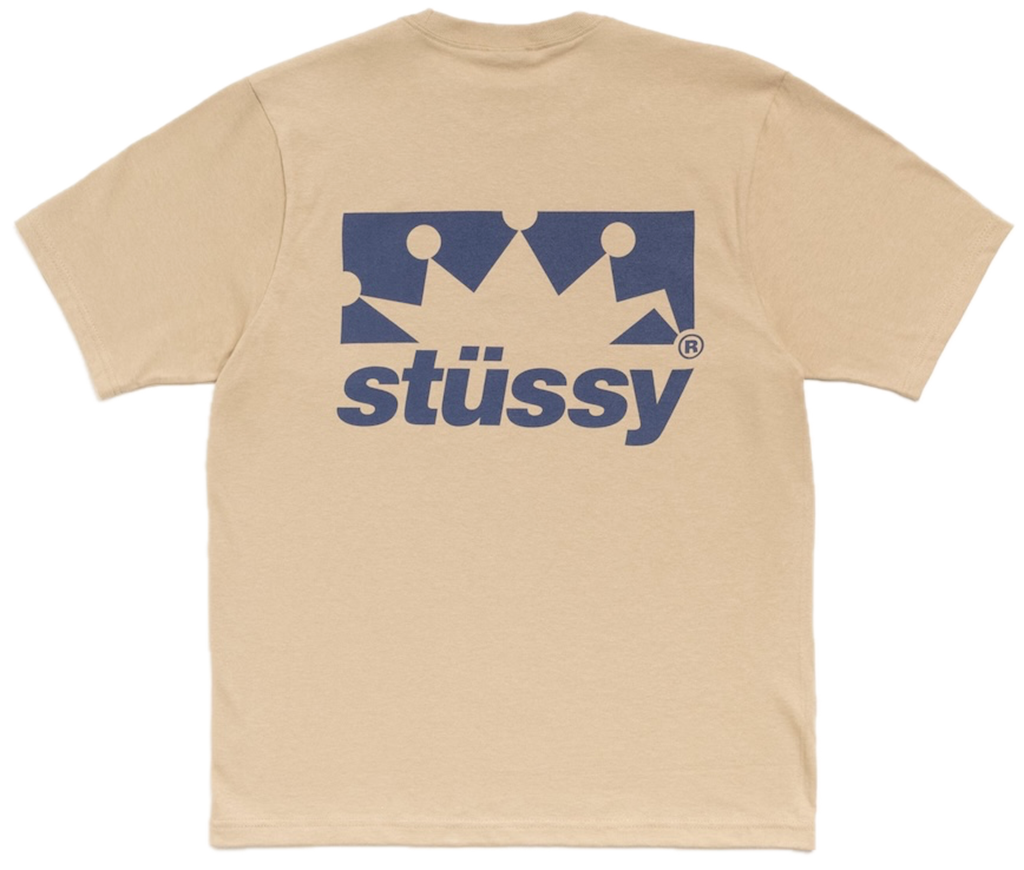Áo Stussy Box Crown Tee 'Khaki' 1905186