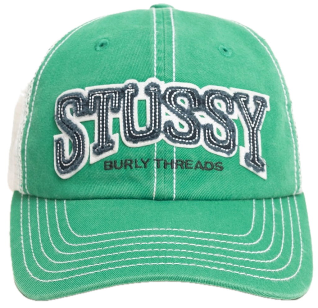 Mũ Stussy Parts & Service Mesh Cap 'Green' 1311205