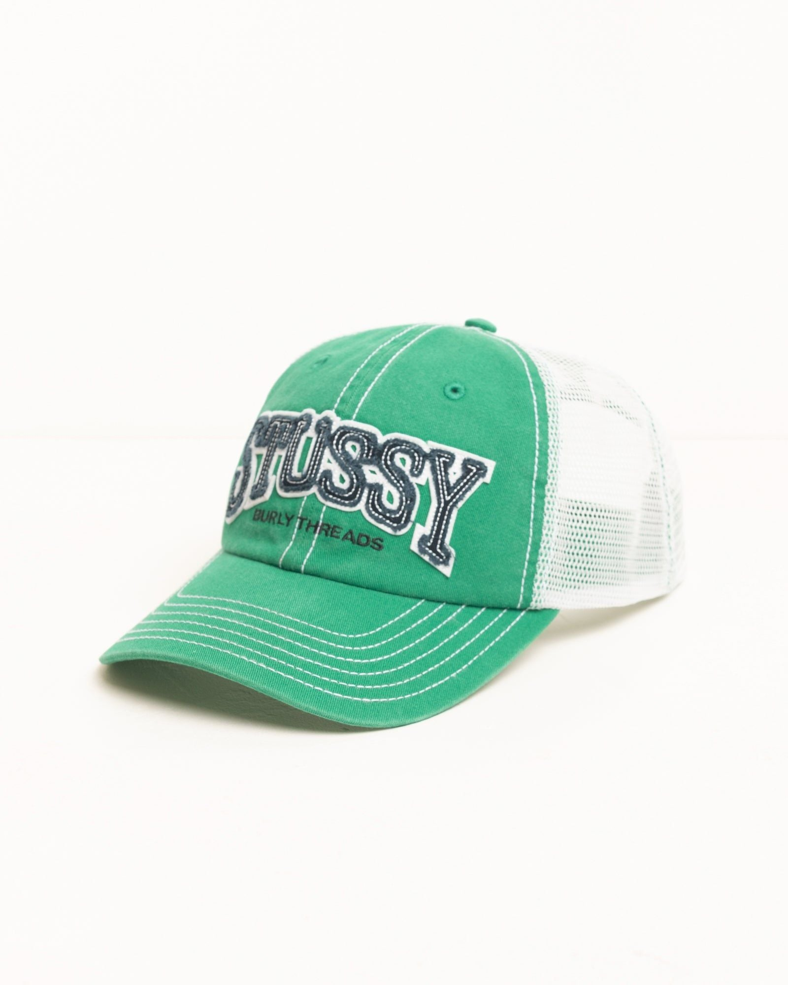 Alternative view of Mũ Stussy Parts & Service Mesh Cap 'Green' 1311205