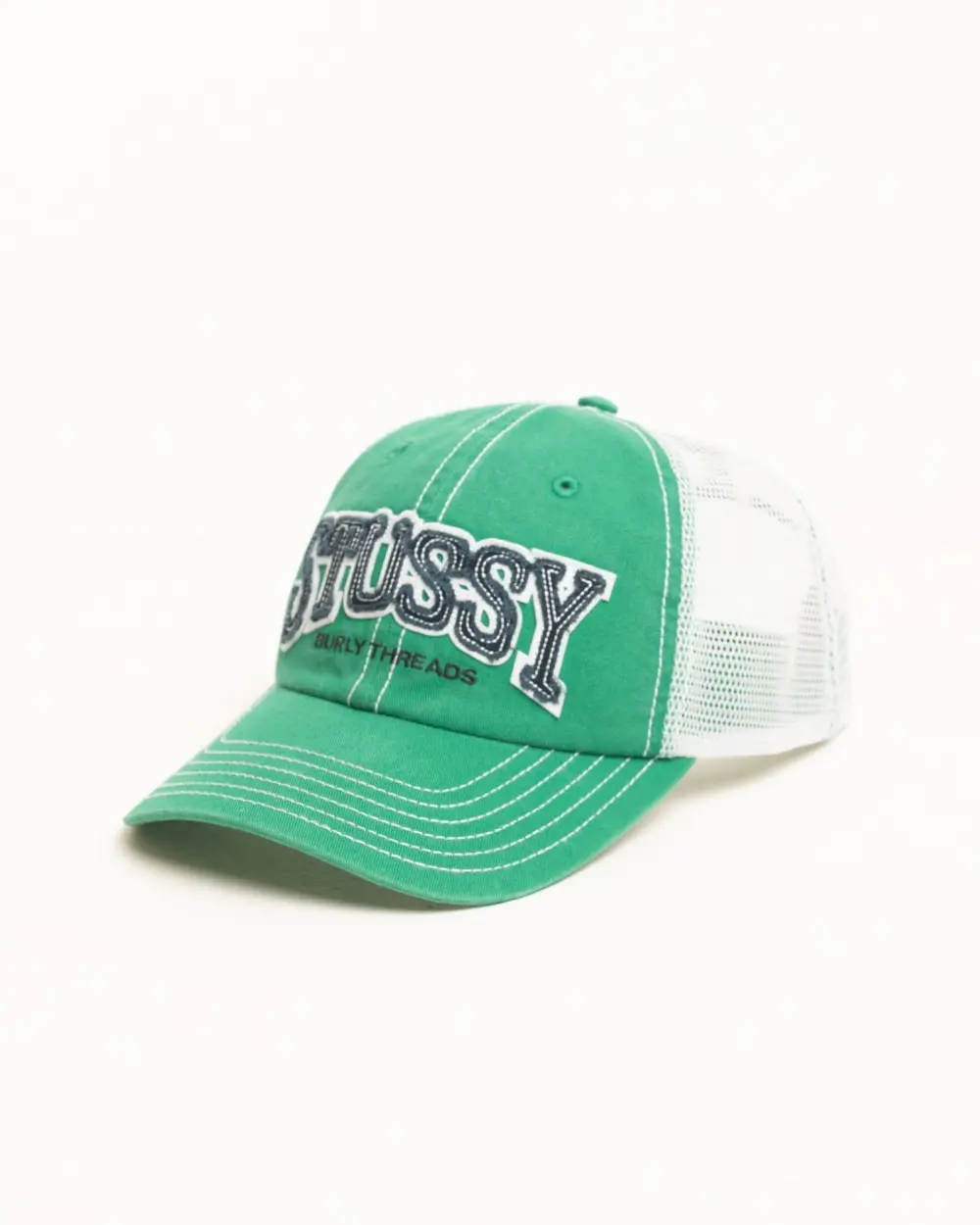 Alternative view of Mũ Stussy Parts & Service Mesh Cap 'Green' 1311205