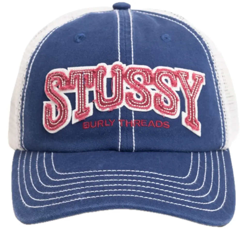 Mũ Stussy Parts & Service Mesh Cap 'Navy' 1311205